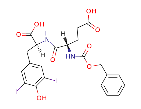 L-Tyrosine, 3,5-diiodo-N-[N-[(phenylmethoxy)carbonyl]-L-a-glutamyl]-