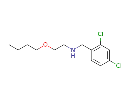Molecular Structure of 107412-46-4 ((2-butoxy-ethyl)-(2,4-dichloro-benzyl)-amine)