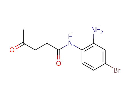 Molecular Structure of 100125-75-5 (levulinic acid-(2-amino-4-bromo-anilide))