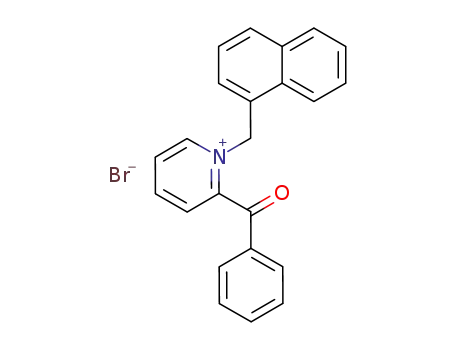 2-benzoyl-1-[1]naphthylmethyl-pyridinium; bromide