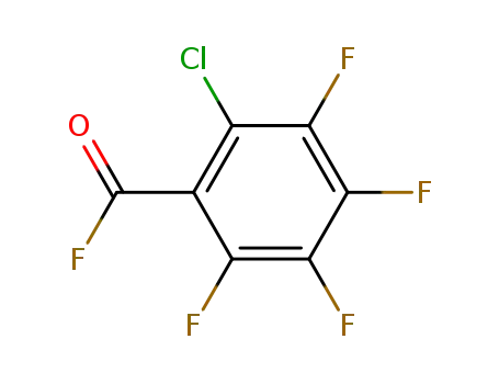 2-chloro-3,4,5,6-tetrafluoro-benzoyl fluoride