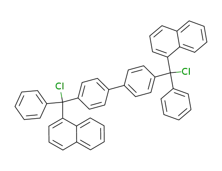 4,4'-bis-(chloro-[1]naphthyl-phenyl-methyl)-biphenyl