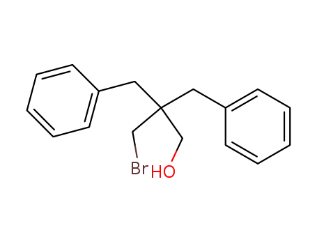 2,2-dibenzyl-3-bromo-propan-1-ol