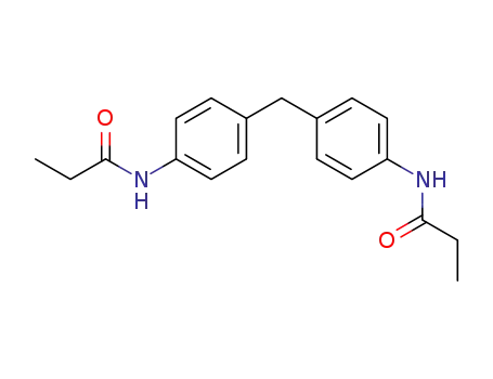 Molecular Structure of 117746-43-7 (bis-(4-propionylamino-phenyl)-methane)