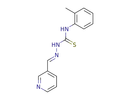 pyridine-3-carbaldehyde-(4-<i>o</i>-tolyl thiosemicarbazone)