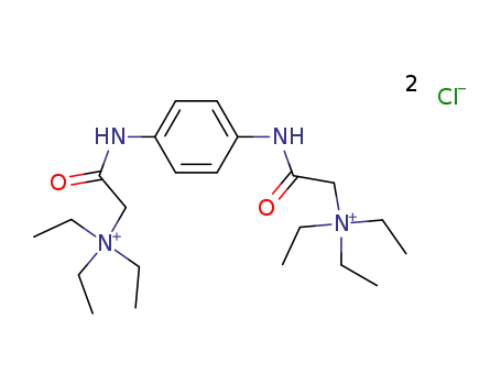 1,4-bis-(2-triethylammonio-acetylamino)-benzene; dichloride