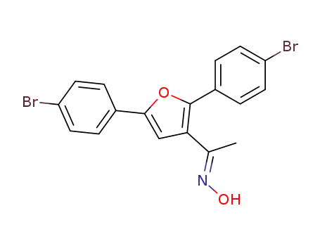 1-[2,5-bis-(4-bromo-phenyl)-[3]furyl]-ethanone oxime