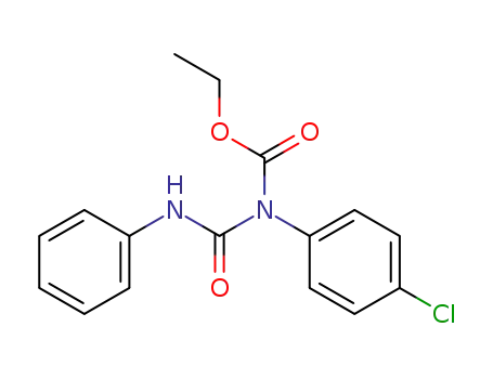 Molecular Structure of 74799-07-8 (2-(4-chloro-phenyl)-4-phenyl-allophanic acid ethyl ester)