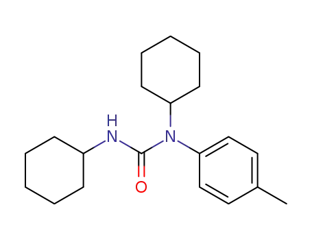 Molecular Structure of 110244-06-9 (<i>N</i>,<i>N</i>'-dicyclohexyl-<i>N</i>'-<i>p</i>-tolyl-urea)
