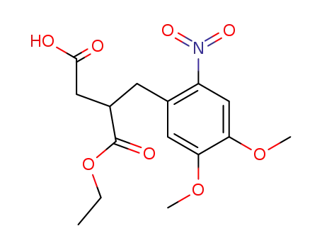 (4,5-dimethoxy-2-nitro-benzyl)-succinic acid-1-ethyl ester
