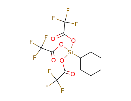 cyclohexyl-tris-trifluoroacetoxy-silane