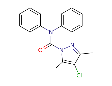 4-chloro-3,5-dimethyl-pyrazole-1-carboxylic acid diphenylamide