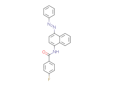4-fluoro-benzoic acid-(4-phenylazo-[1]naphthylamide)