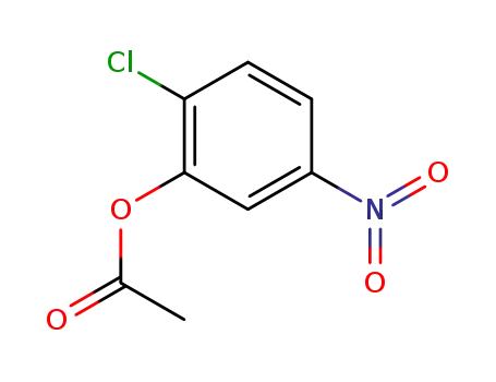 Molecular Structure of 64046-47-5 (2-Chloro-5-nitrophenyl=acetate)