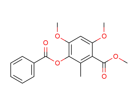 3-benzoyloxy-4,6-dimethoxy-2-methyl-benzoic acid methyl ester