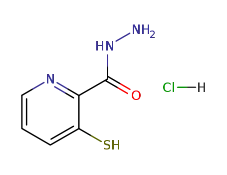 3-mercapto-pyridine-2-carboxylic acid hydrazide; hydrochloride