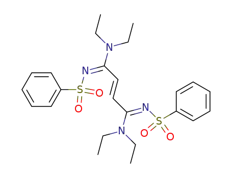<i>N</i>,<i>N</i>,<i>N</i>'',<i>N</i>''-tetraethyl-<i>N</i>',<i>N</i>'''-bis-benzenesulfonyl-but-2-enediamidine