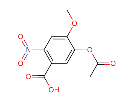 5-acetoxy-4-methoxy-2-nitro-benzoic acid