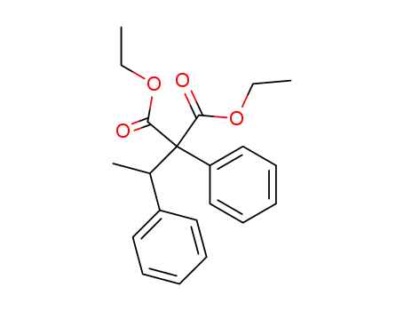 Molecular Structure of 14618-13-4 (phenyl-(1-phenyl-ethyl)-malonic acid diethyl ester)