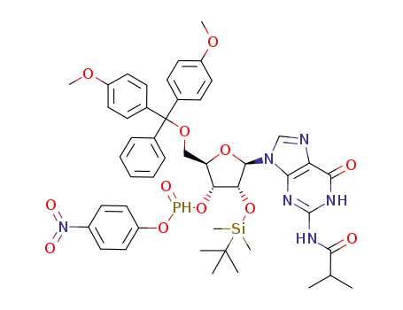 SiC<sub>6</sub>H<sub>14</sub>PO<sub>3</sub>HC(C<sub>6</sub>H<sub>5</sub>)3C<sub>2</sub>H<sub>3</sub>O<sub>2</sub>C<sub>10</sub>H<sub>13</sub>N<sub>5</sub>O<sub>5</sub>C<sub>4</sub>H<sub>6</sub>OC<sub>6</sub>H<sub>3</sub>NO