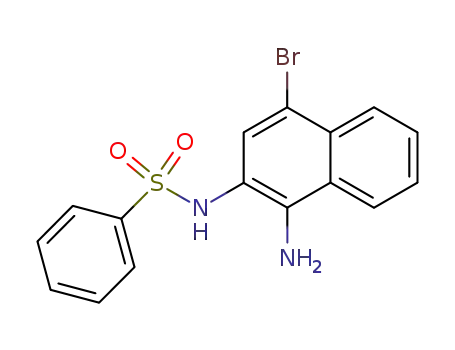 <i>N</i>-(1-amino-4-bromo-[2]naphthyl)-benzenesulfonamide