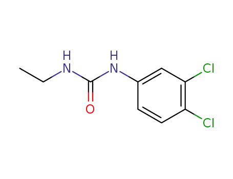 Molecular Structure of 5006-82-6 (Urea, N-(3,4-dichlorophenyl)-N'-ethyl-)