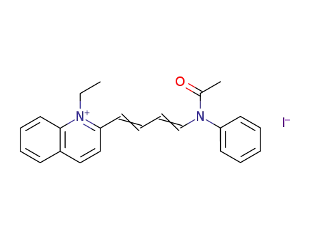 2-[4-(<i>N</i>-acetyl-anilino)-buta-1,3-dienyl]-1-ethyl-quinolinium; iodide