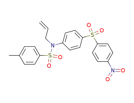 toluene-4-sulfonic acid-[<i>N</i>-allyl-4-(4-nitro-benzenesulfonyl)-anilide]