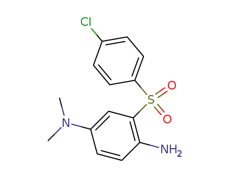 2-(4-chloro-benzenesulfonyl)-<i>N</i><sup>4</sup>,<i>N</i><sup>4</sup>-dimethyl-<i>p</i>-phenylenediamine