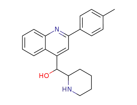 [2]piperidyl-(2-<i>p</i>-tolyl-[4]quinolyl)-methanol