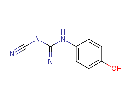 Molecular Structure of 138910-31-3 (Guanidine, N-cyano-N'-(4-hydroxyphenyl)-)