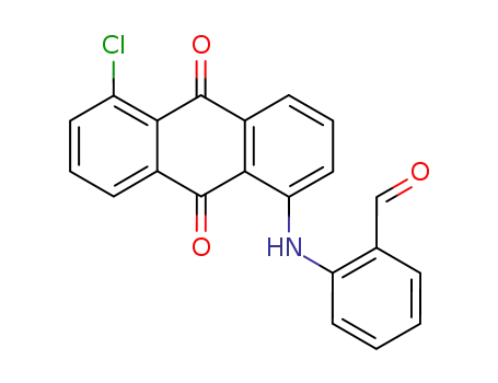 2-(5-chloro-9,10-dioxo-9,10-dihydro-[1]anthrylamino)-benzaldehyde