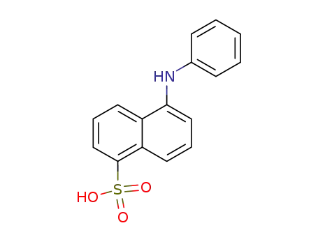 Molecular Structure of 20096-52-0 (1-Naphthalenesulfonic acid, 5-(phenylamino)-)