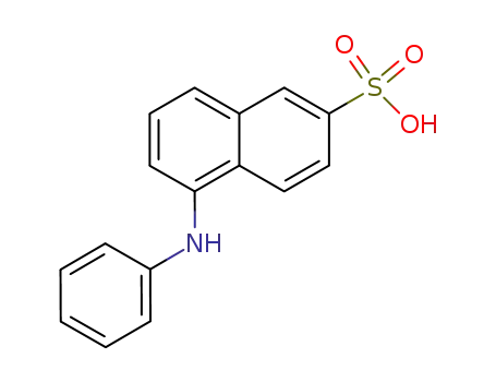 Molecular Structure of 53280-41-4 (5-anilino-naphthalene-2-sulfonic acid)