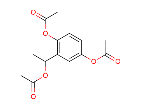 1,4-diacetoxy-2-(1-acetoxy-ethyl)-benzene