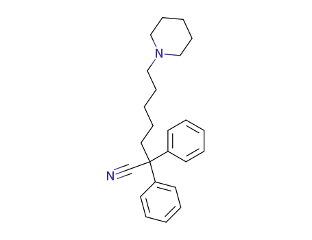 2,2-diphenyl-7-piperidino-heptanenitrile
