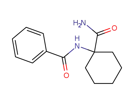 1-benzoylamino-cyclohexanecarboxylic acid amide