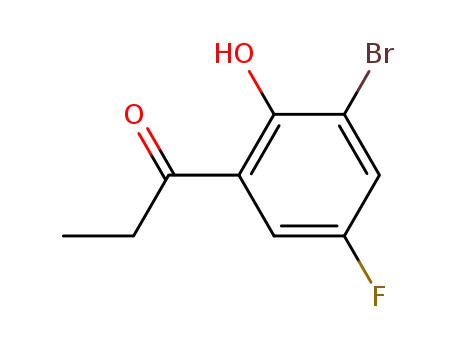 1-(3-bromo-5-fluoro-2-hydroxy-phenyl)-propan-1-one