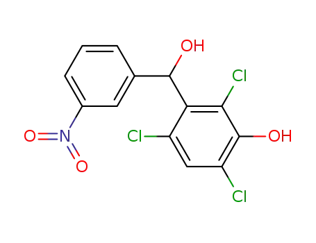 2,4,6-trichloro-3-hydroxy-3'-nitro-benzhydrol