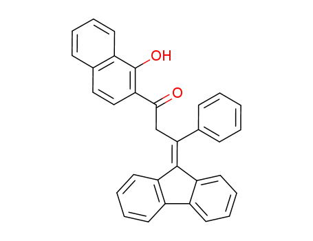 2-Hydroxy-3,4-benzo-ω-phenyl-ω-<fluorenyliden-(9)>-propiophenon
