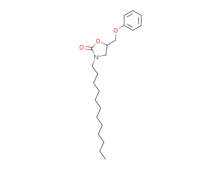 3-dodecyl-5-phenoxymethyl-oxazolidin-2-one