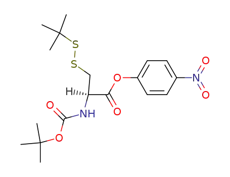 N-(tert-butoxycarbonyl)-S-(tert-butylthio)cysteine 4-nitrophenyl ester