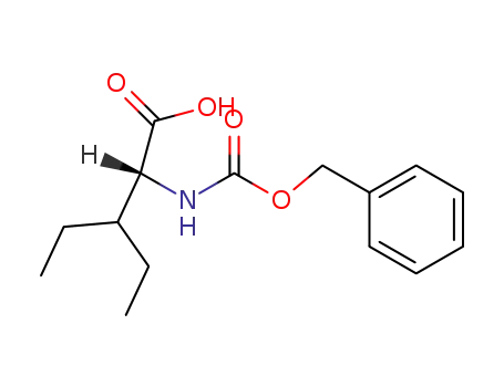 Molecular Structure of 14328-72-4 (D-2-Benzyloxycarbonylamino-3-ethyl-pentansaeure)