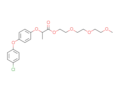 Propanoic acid, 2-[4-(4-chlorophenoxy)phenoxy]-,
2-[2-(2-methoxyethoxy)ethoxy]ethyl ester