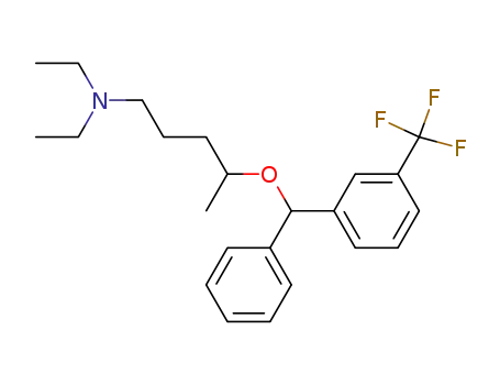 Diethyl-{4-[phenyl-(3-trifluoromethyl-phenyl)-methoxy]-pentyl}-amine