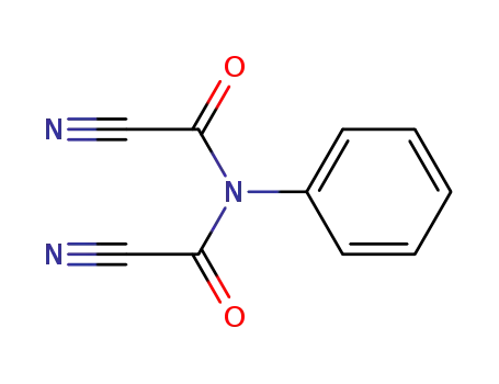 Molecular Structure of 16504-43-1 (Carbonocyanidic amide,(cyanocarbonyl)phenyl- (9CI))