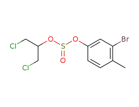 O-(α,α'-Dichlorisopropyl)-O-(3-brom-4-methylphenyl)-schwefligsaeureester