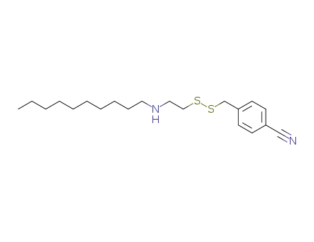 <4-Cyan-benzyl>-<2-decylamino-aethyl>-disulfid