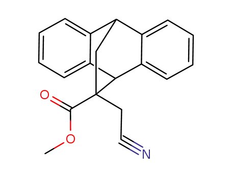 (+/-)-9,10-dihydro-11-carbomethoxy-11-(13-cyanomethyl)-9,10-ethanoanthracene