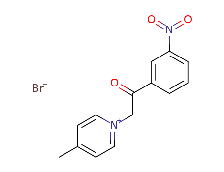 4-methyl-1-[2-(3-nitro-phenyl)-2-oxo-ethyl]-pyridinium; bromide